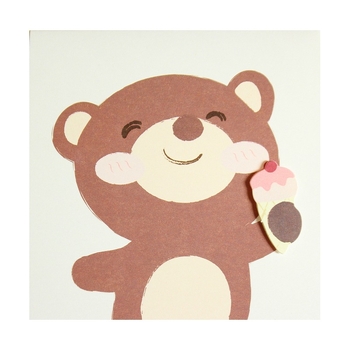 Koomiksist armas loominguline kolmemõõtmeline väike kaart lastepäeva õnnistuseks tänu sünnipäevaks, üldine kingitus, väike kaart