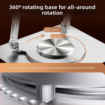 Pöörlev sülearvutialus, vertikaalne lauaarvuti, tõstev õõnes jahutav tõstetav kokkupandav metallist sülearvutialus