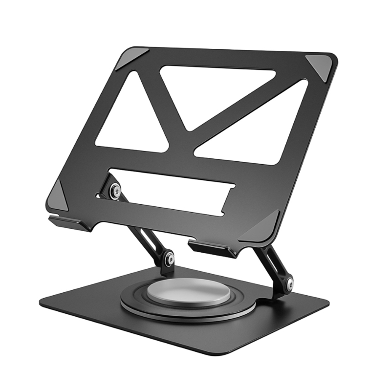 Pöörlev sülearvutialus, vertikaalne lauaarvuti, tõstev õõnes jahutav tõstetav kokkupandav metallist sülearvutialus