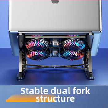 2024 m. tarpvalstybinis karšto pardavimo nešiojamojo kompiuterio radiatoriaus laikiklis, sulankstomas kompiuterio aušinimo ventiliatoriaus radiatorius, tiekiamas internetu