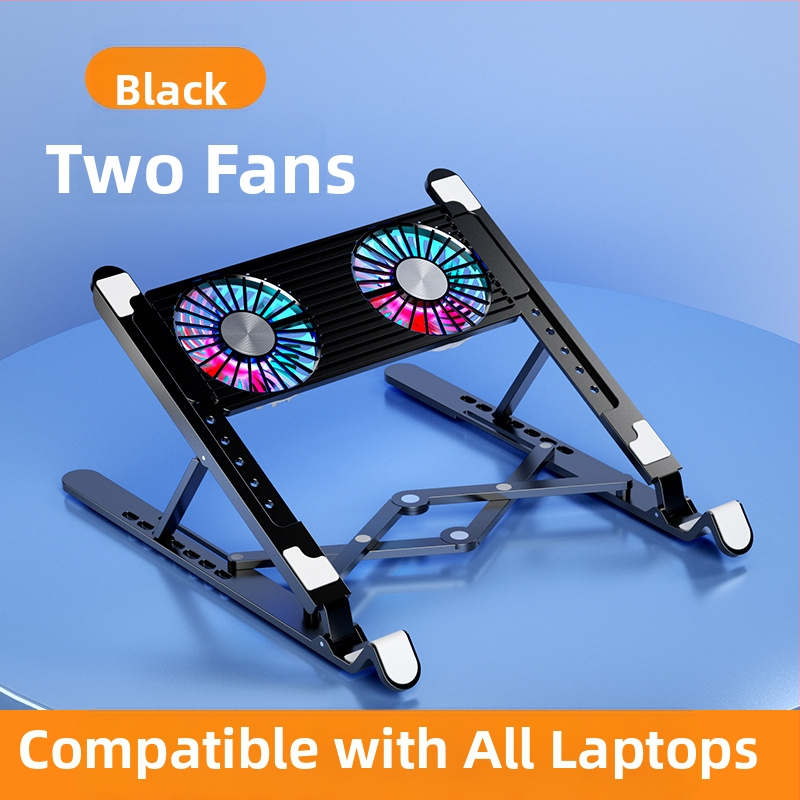 2024 m. tarpvalstybinis karšto pardavimo nešiojamojo kompiuterio radiatoriaus laikiklis, sulankstomas kompiuterio aušinimo ventiliatoriaus radiatorius, tiekiamas internetu