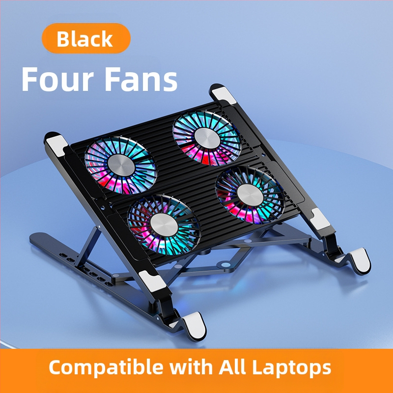 2024 m. tarpvalstybinis karšto pardavimo nešiojamojo kompiuterio radiatoriaus laikiklis, sulankstomas kompiuterio aušinimo ventiliatoriaus radiatorius, tiekiamas internetu