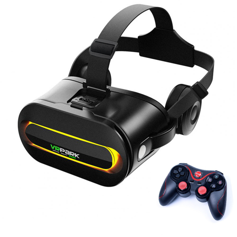 Ochelari Vrpark noi, all-in-one, transfrontalieri, de înaltă definiție, pentru filme, căști inteligente Vrbox Bluetooth VR, fabrică