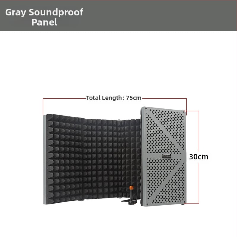 Elava karaoke kondensaatormikrofoni heliisolatsioon puuvillast heli neelav puuvillane hulgimüügi mikrofoni heliisolatsiooniplaat tuulekindel ekraan viieukseline heliisolatsioonikate