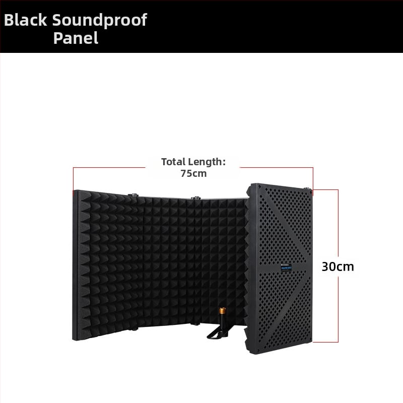 Elava karaoke kondensaatormikrofoni heliisolatsioon puuvillast heli neelav puuvillane hulgimüügi mikrofoni heliisolatsiooniplaat tuulekindel ekraan viieukseline heliisolatsioonikate