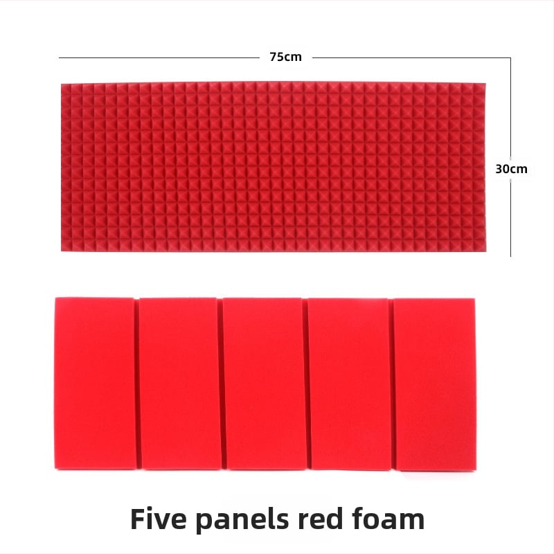 Elava karaoke kondensaatormikrofoni heliisolatsioon puuvillast heli neelav puuvillane hulgimüügi mikrofoni heliisolatsiooniplaat tuulekindel ekraan viieukseline heliisolatsioonikate