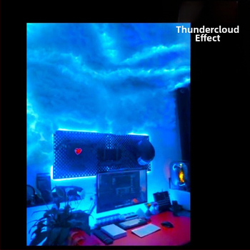 Лампа Leiyun, памучна, мълниеносна, облаци, цветна атмосфера, лампа бар KTV, декоративна лампа с електрическа лампа със сценарий, убийство, специален xg
