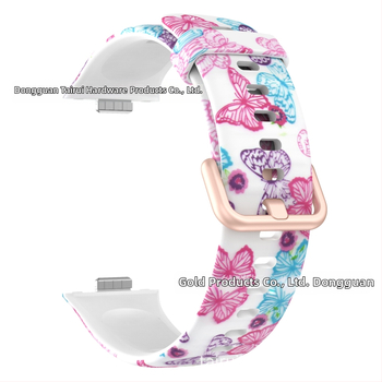 Силиконова каишка за Huawei Watch Fit3 с цветна катарама, за Huawei Fit3 Smart Sport, резервна каишка.