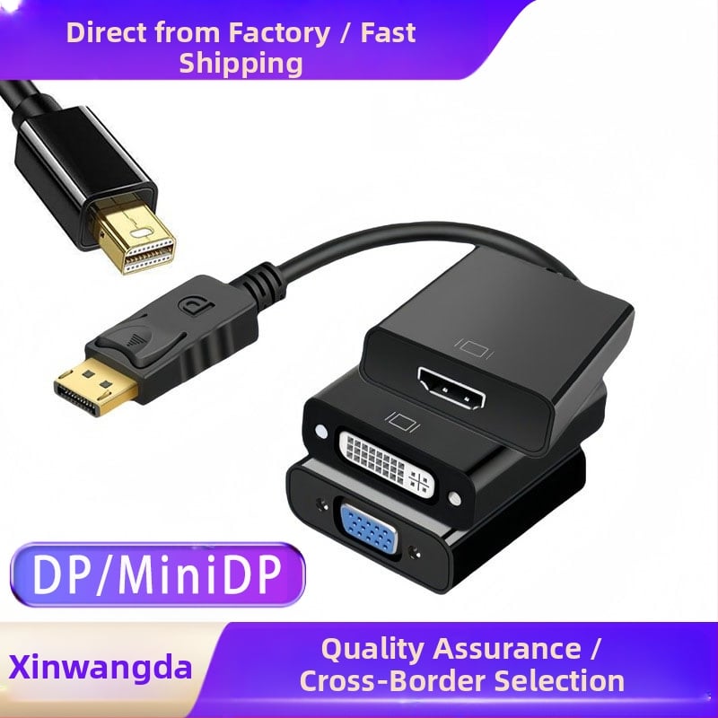 Έγκριση κατασκευαστή Καλώδιο μετατροπής Mini DP Displayport σε VGA+Hdtv+Dvi Thunderbolt 2 Multi-Interface