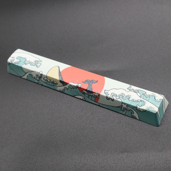 Värv PBT Materjal Korallmeri Yugui koer Parchal koer Roosa Termosublimatsioon ESC Lisaklaviatuur Mehaaniline klaviatuurikate