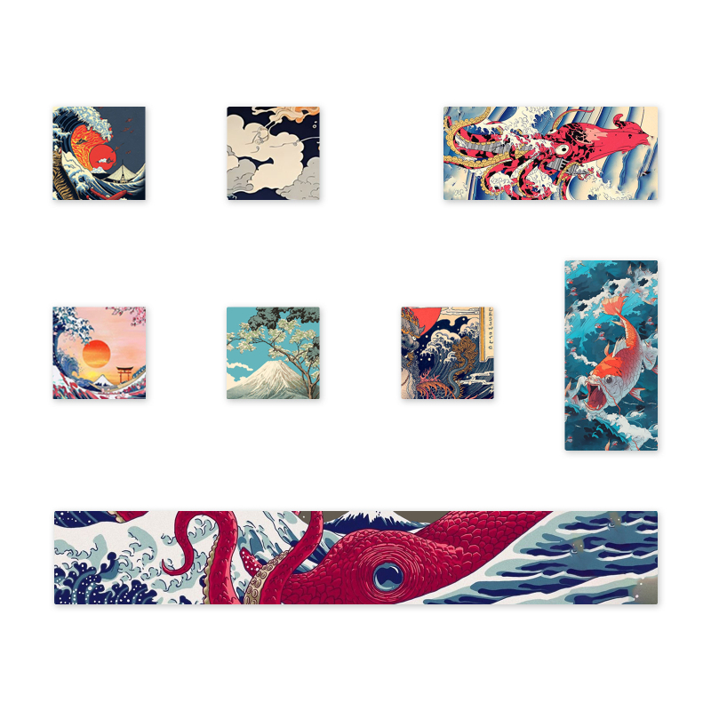 Värv PBT Materjal Korallmeri Yugui koer Parchal koer Roosa Termosublimatsioon ESC Lisaklaviatuur Mehaaniline klaviatuurikate