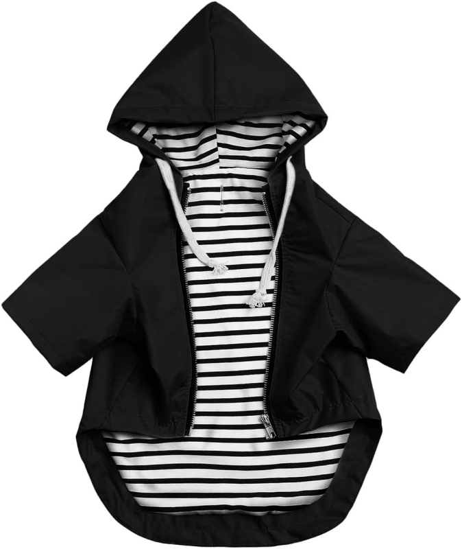 Kahekihiline lukuga koera vihmakeep Veekindel kahepoolne vihmajakk Helkurlukuga hoiutasku Rakmete ava Vihmakeep