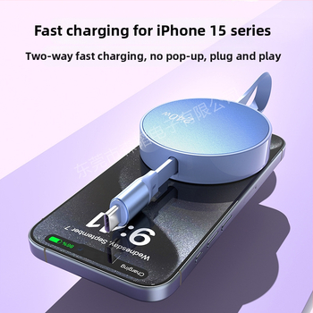 Užsienio prekybos sprogimai 240W itin greito įkrovimo laidas laisvai ištraukiamas duomenų kabelis dviguba C tipo sąsaja dovanos