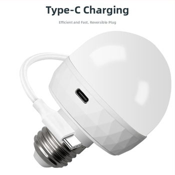 Typec laadimine E26E27e14 värviline puldiga atmosfäärilamp köögikapp värviline laadimislaualamp pirn