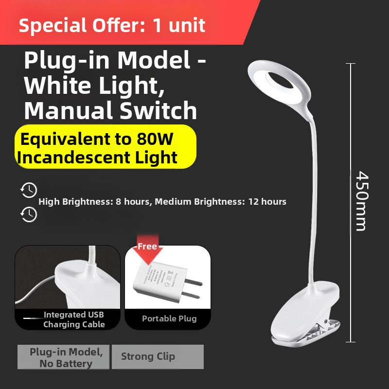 Kis asztali lámpa, szemvédő íróasztal, egyetemi hallgatók írókollégiumi szobája, töltődugó, kettős felhasználású hálószoba éjjeliszekrény