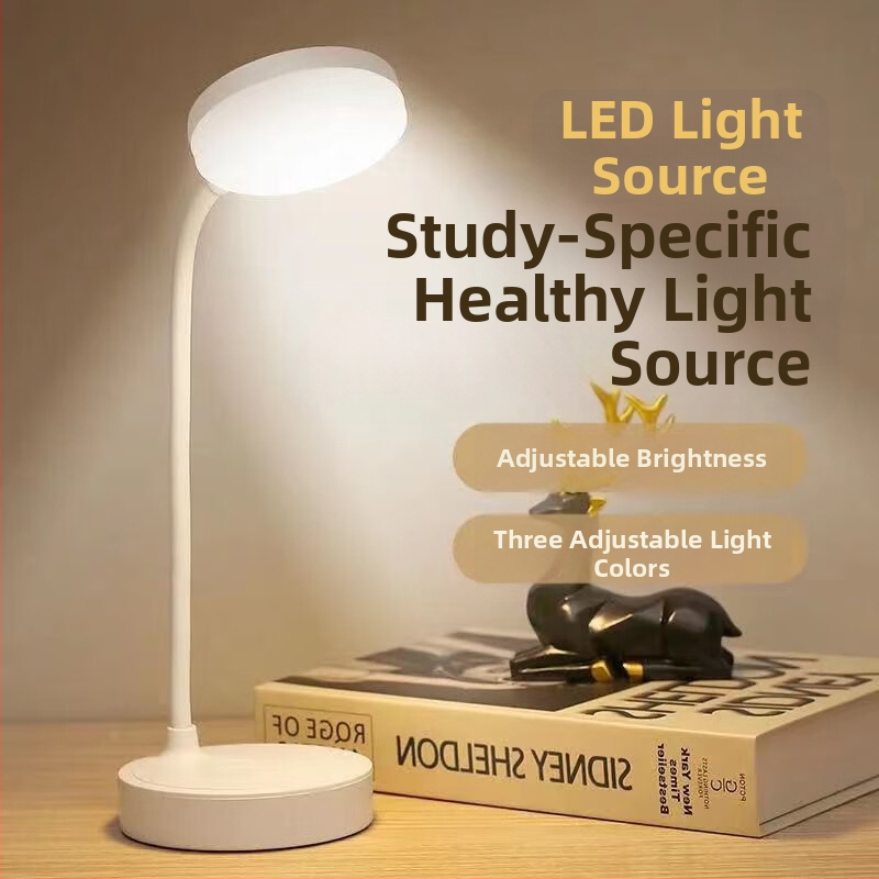 Kis asztali lámpa, szemvédő íróasztal, egyetemi hallgatók írókollégiumi szobája, töltődugó, kettős felhasználású hálószoba éjjeliszekrény