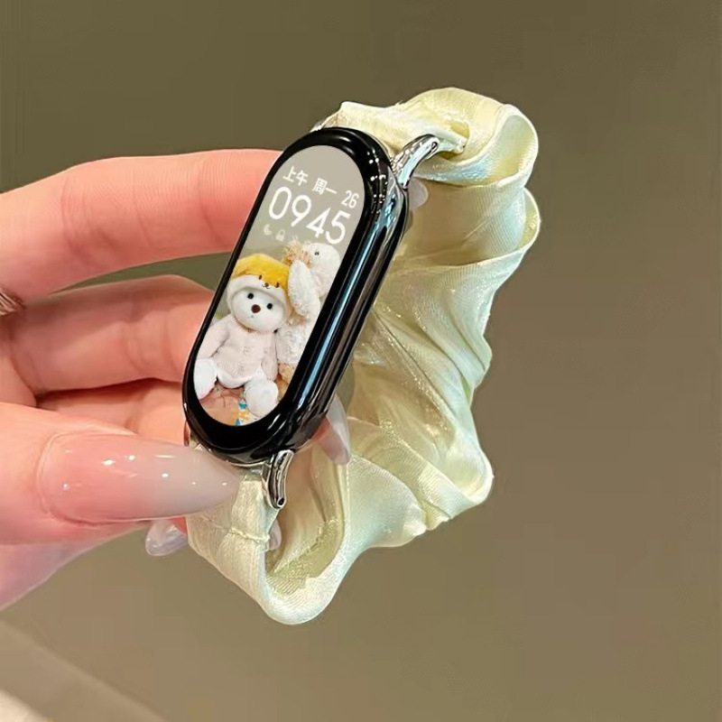 Piemērots 9 collu pulksteņa siksniņai meitenēm 3/4/5/6/7/8Nfc aprocei, jauna, austa, nomaiņas, maza smarža