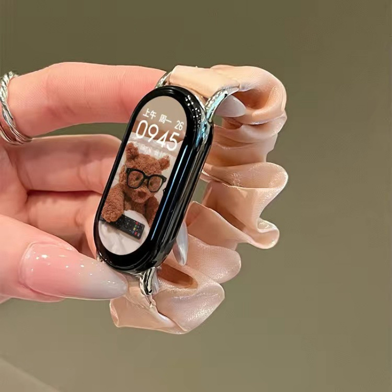 Piemērots 9 collu pulksteņa siksniņai meitenēm 3/4/5/6/7/8Nfc aprocei, jauna, austa, nomaiņas, maza smarža