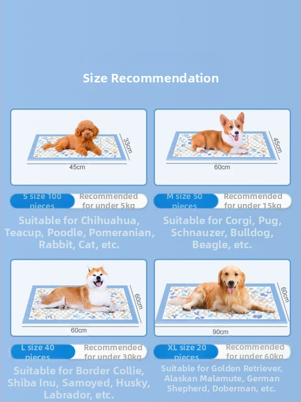 Mähe induktsioonpadi, mähkmepaksendavad deodorandi tabletid 0 lemmikloomade isolatsiooni ühekordselt imav padi 10 kassidele ja kutsikatele