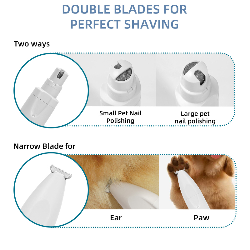 Tootjad müüvad kasside ja koerte lemmikloomade karvalõikureid koos jalgade karvalõikuritega, lemmikloomade karvalõikuriga, elektriliste lõikuritega, pardliga, terve põlvkonna juukseid