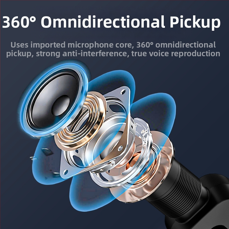 Трансграничен мобилен микрофон за предаване на живо, нов безжичен лавалирен микрофон с двойно гнездо и намаляване на шума, HD запис, Douyin