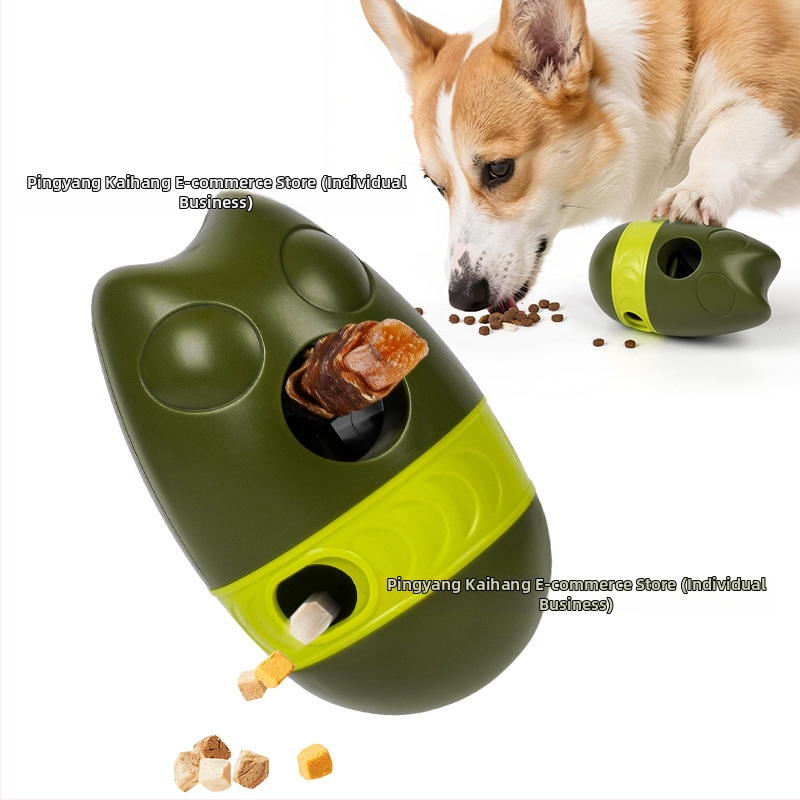 Piiriülene lemmikloomade mänguasja lekkepalliga veeretav söötja igavuse leevendamiseks. Koerte treenimiseks mõeldud lämbumisvastane söötmiskauss väikestele koertele.