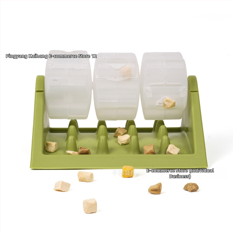 Piiriülene lemmikloomade mänguasja lekkepalliga veeretav söötja igavuse leevendamiseks. Koerte treenimiseks mõeldud lämbumisvastane söötmiskauss väikestele koertele.