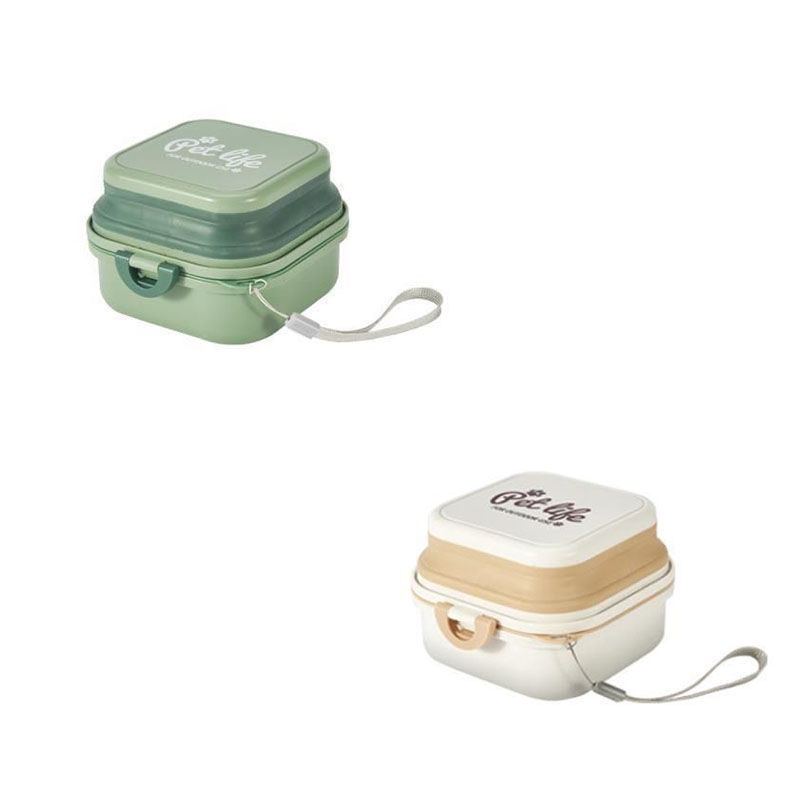 Új kutyáknak való kültéri összecsukható tál, kétrétegű ivóvíztál, hordozható ivóvíztál, állateledel-eszközök, kutyatál