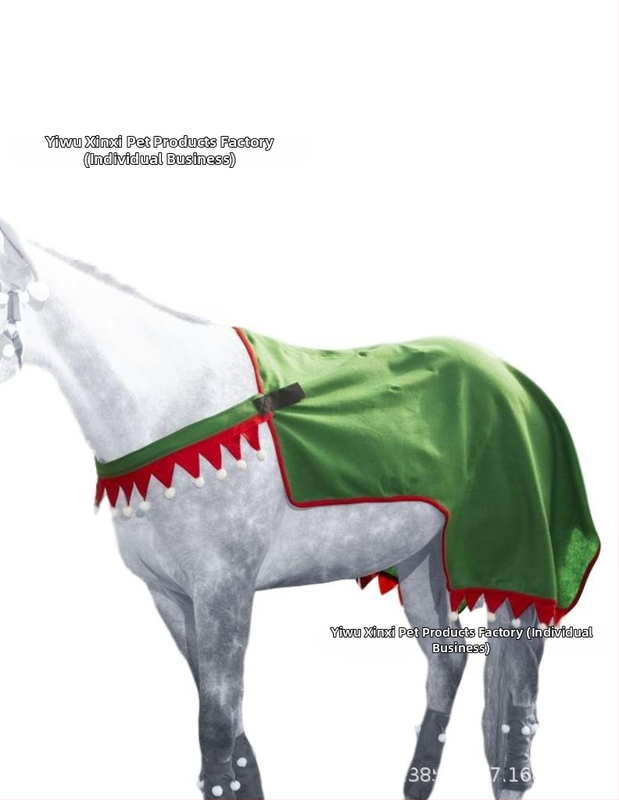 Hobuse jõulutarbed Jõuluvana ratsakaunistused Jõuluhobuse jalgade komplekt Jõulupühade valjaste peakomplekt