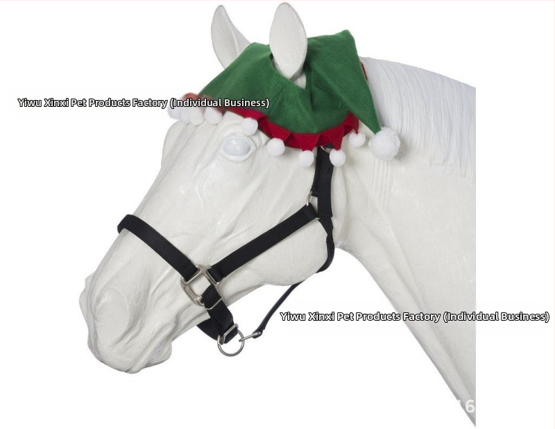 Hobuse jõulutarbed Jõuluvana ratsakaunistused Jõuluhobuse jalgade komplekt Jõulupühade valjaste peakomplekt