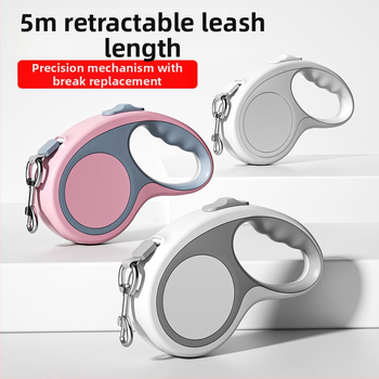 Koera- ja kassirihm Automaatne sissetõmmatav purunemisvastane koerte jalutusrihm Väikeste koerte Teddy Corgi väljasõit