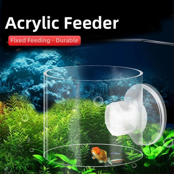 Akvaariumi söötja punane putukatops väike akvaariumikalade söötmisrõngas ujuv fikseeritud kalasöötja söötmisrõngas söötmistoru