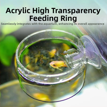 Akvaariumi söötja punane putukatops väike akvaariumikalade söötmisrõngas ujuv fikseeritud kalasöötja söötmisrõngas söötmistoru