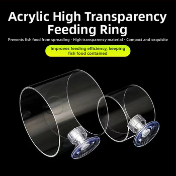 Akvaariumi söötja punane putukatops väike akvaariumikalade söötmisrõngas ujuv fikseeritud kalasöötja söötmisrõngas söötmistoru