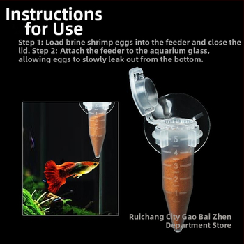 Jaungada garneļu barotava barošanas gredzens lobīta olu barotava automātiska barotava mazo zivju dekoratīvo zivju barošana