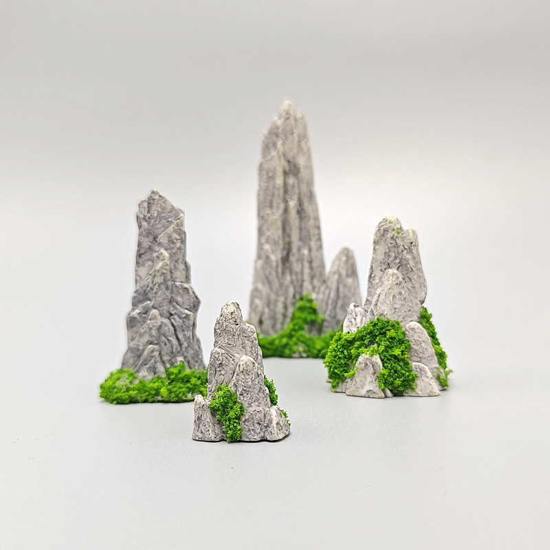 netikras peizažas ežeras krioklys akmuo samanos mikro peizažas sodininkystė „pasidaryk pats“ ornamentų aksesuarai maži papuošalai