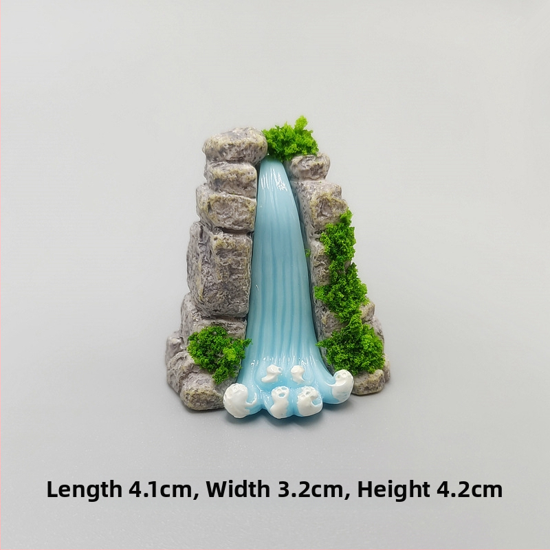 netikras peizažas ežeras krioklys akmuo samanos mikro peizažas sodininkystė „pasidaryk pats“ ornamentų aksesuarai maži papuošalai