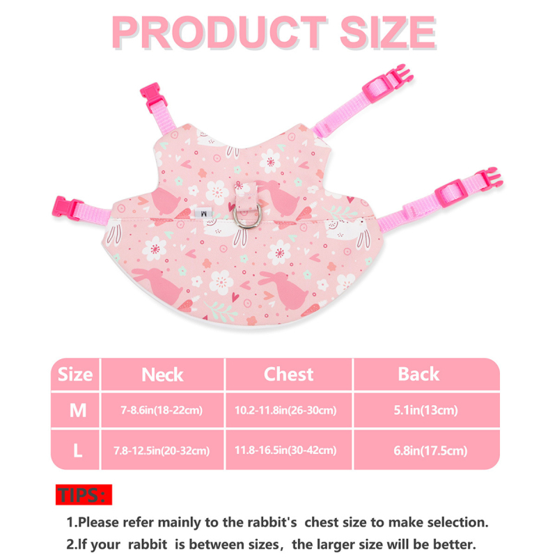 Piiriülene uus küüliku rinnakorvi tagakaas Hollandi seaküüliku köis väikesele lemmikloomale veojõuköis rinnakorvi seljale Moe küüliku kaelaköis