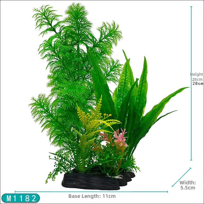 Akvárium tereprendezés műanyag vízi haltartály dekoráció szimuláció művirágok és növények növényi díszek határokon átnyúló nagykereskedelmi forrás gyártók