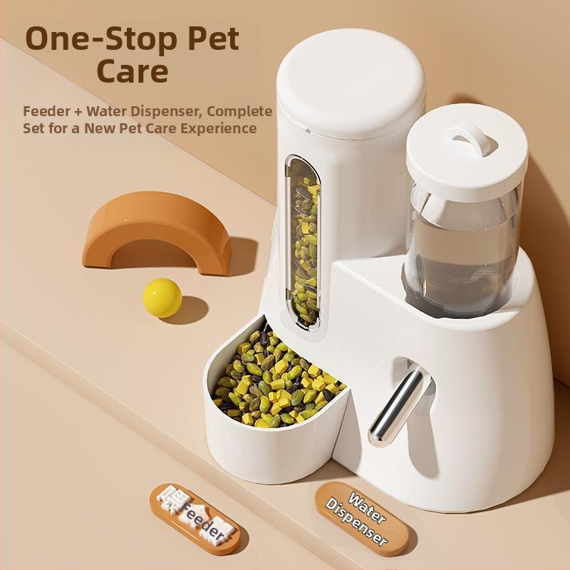 Купичка за храна за хамстери и питейна вода две в едно, автоматичен дозатор за питейна вода Golden Bear с голям капацитет