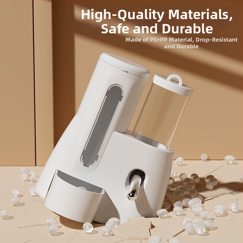 Купичка за храна за хамстери и питейна вода две в едно, автоматичен дозатор за питейна вода Golden Bear с голям капацитет