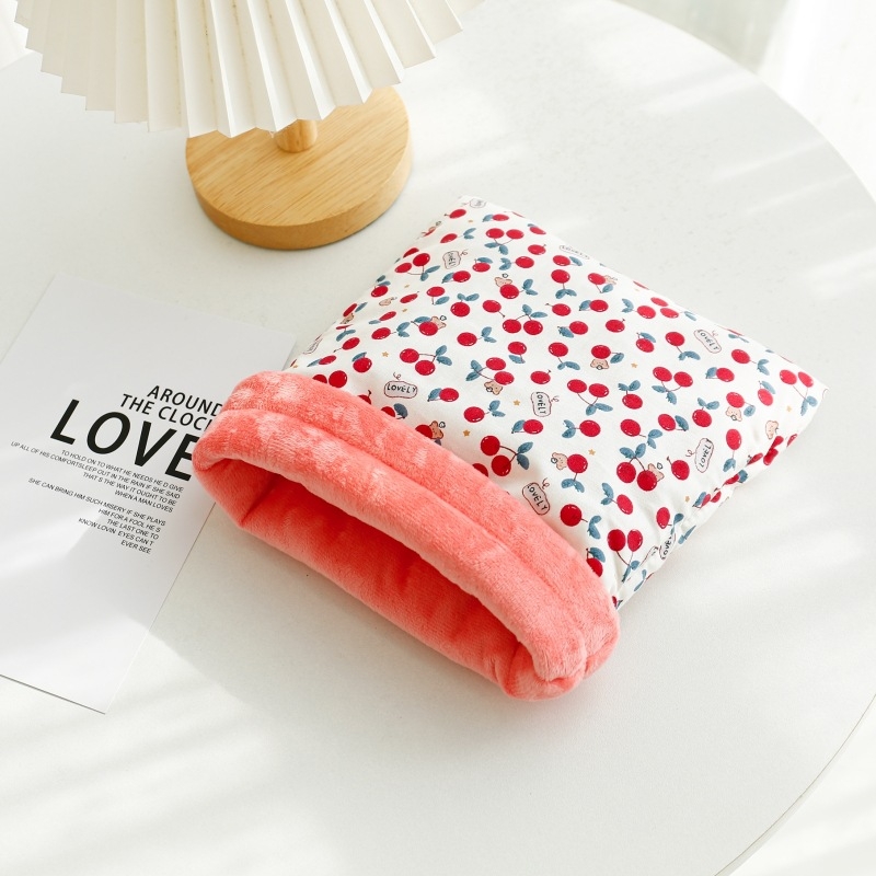 Puuvillast ja sametist soe hamstri magamiskott Totoro lemmikloomale, siilile, meriseale, meekottile, glidea meriseale, väikesele lemmikloomale, pesa