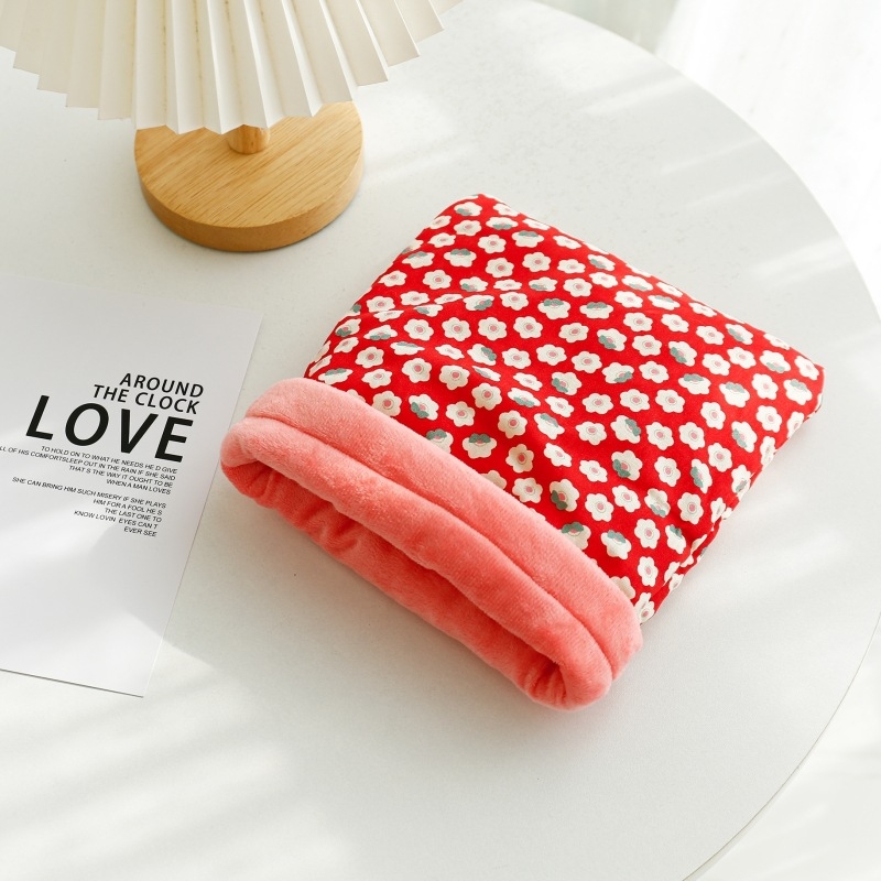 Puuvillast ja sametist soe hamstri magamiskott Totoro lemmikloomale, siilile, meriseale, meekottile, glidea meriseale, väikesele lemmikloomale, pesa