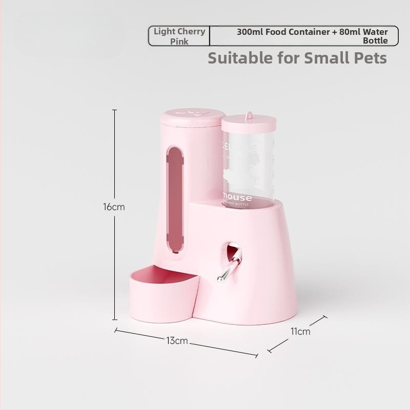 Магнитен чайник за вода за хамстери, вакуумен, стенен, диспенсър за вода за зайци, хранилка за вода за морски свинчета Golden Bear, малки домашни любимци