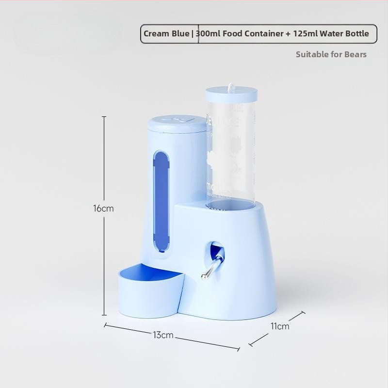 Магнитен чайник за вода за хамстери, вакуумен, стенен, диспенсър за вода за зайци, хранилка за вода за морски свинчета Golden Bear, малки домашни любимци