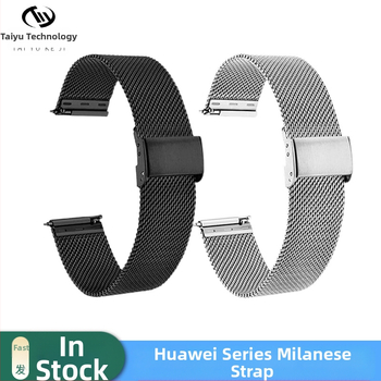 Huawei GT5 siksniņai Milan nerūsējošā tērauda 06 stieples sprādze Samsung DW pulksteņa siksniņai ar dubultu aizsardzību 22 mm tērauda siksniņa