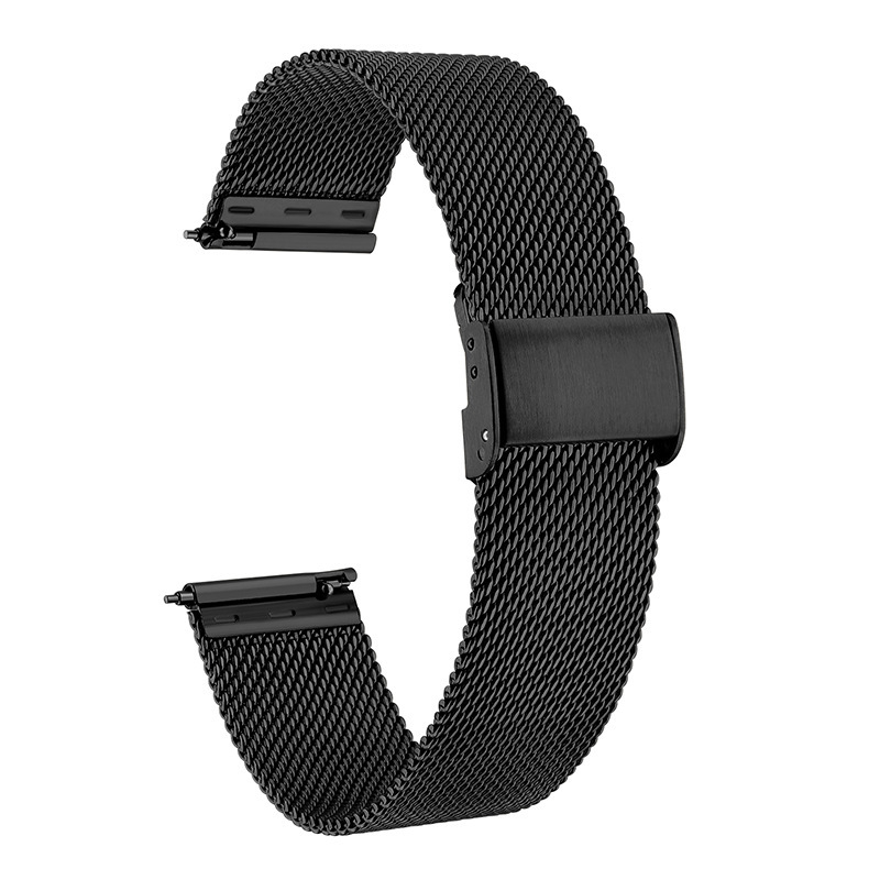 Huawei GT5 siksniņai Milan nerūsējošā tērauda 06 stieples sprādze Samsung DW pulksteņa siksniņai ar dubultu aizsardzību 22 mm tērauda siksniņa