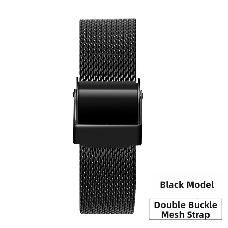 Huawei GT5 siksniņai Milan nerūsējošā tērauda 06 stieples sprādze Samsung DW pulksteņa siksniņai ar dubultu aizsardzību 22 mm tērauda siksniņa