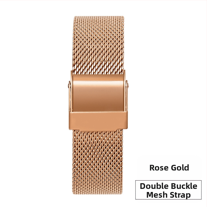 Huawei GT5 siksniņai Milan nerūsējošā tērauda 06 stieples sprādze Samsung DW pulksteņa siksniņai ar dubultu aizsardzību 22 mm tērauda siksniņa