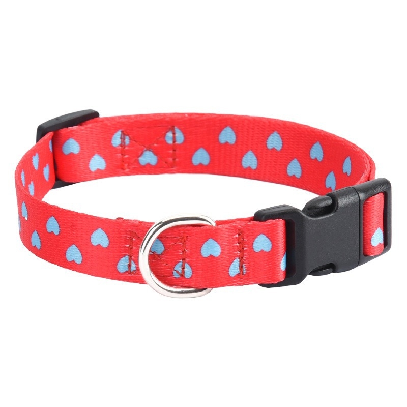 Határokon átnyúló, poliészter mintás, csillag-csíkos, virágmintás kutyanyakörv, kis, közepes és nagy kutyák számára, hálós macskanyakörv